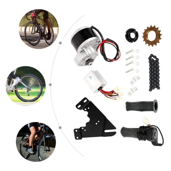 24V 250W DC Motor Electric Bicyle Motor Kit E-bike Conversion Kit DIY E-bike for 18 Speed/24 Speed Bike