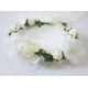 thumbnail image 3 of Guirnalda de flores nupcial, diadema, corona de flores, corona de pelo, cinta ajustable, festivales de boda Sailing  Electrónica, 3 of 4