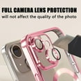 thumbnail image 5 of for iPhone 13 Magnetic Glitter Case Compatible with MagSafe,Full Protection Slim Shockproof Anti-Scratch Case with Camera Lens Protector Logo View Dust-Proof Net for Women Gold, 5 of 14
