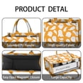 thumbnail image 4 of Large Capacity Tote Bag,Kawaii Halloween Ghosts Pattern Handbag Fashion Luxury Tote Bag,15.7"x13"x 5.1" Inches,Laptop Compatible, 4 of 6