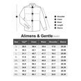 thumbnail image 5 of Camisa de vestir Alimens & Gentle, elástica en 16 direcciones, corte ajustado para hombre, 5 of 5