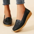 thumbnail image 2 of Mostsola Loafers for Women Comfort Slip on Walking Shoes Low Wedge Casual Dress Shoes Flats, 2 of 8