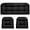 Black, variant on Chair Cushions, Waterproof Outdoor Loveseat Cushions for Patio Furniture, Tufted Wicker Furniture Cushions, 1 Loveseat and 2 U-Shaped Cushions, Grey