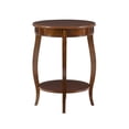 thumbnail image 3 of Bowery Hill Wood Brown End Table Round 24" Unassembled, 3 of 12