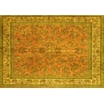 thumbnail image 1 of Ahgly Company Machine Washable Indoor Rectangle Persian Yellow Traditional Area Rugs, 2' x 3', 1 of 4