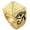 Gold, variant on Mens Gold Tone Full Metal Eye of Horus Pyramid Ring (11)