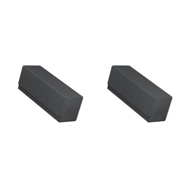 Vogacara Caja de cubierta de carga lateral, la mejor solución de almacenamiento para tarjetas de juego, caja de tarjetas magnéticas de PU, 400+ Gris 2Conjunto