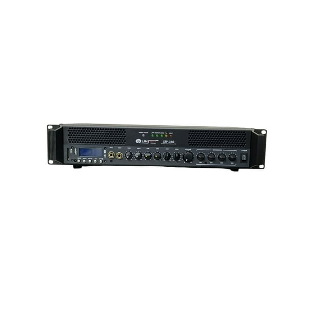 Amplificador STP-360 Soundtrack Publidifusion Interiores 360 Watts SOUNDTRACK 2 Entradas Micrófono, USB