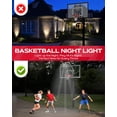 thumbnail image 4 of Skywin LED Lights for Basketball Hoop and Backboard - Illuminates Backboard, Rim, and Court and Fits Any In-Ground Hoops, 4 of 6