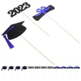 thumbnail image 4 of 5 Bags Glitter Graduation Centerpiece Sticks 2023 Grad Caps Certificate Vase Decor, 4 of 9