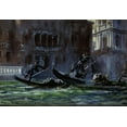 thumbnail image 2 of Sargent, John Singer 32x23 Black Ornate Wood Framed with Double Matting Museum Art Print Titled - Festa della Regata, 1902-04, 2 of 4