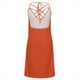 thumbnail image 5 of Vestido de tirantes liso para mujer 2025: sin mangas, cordones en la espalda, informal/playa, poliéster, adecuado para verano/primavera, varias tallas., 5 of 7