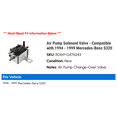 thumbnail image 2 of Air Pump Solenoid Valve - Compatible with 1994 - 1999 Mercedes-Benz S320 1995 1996 1997 1998, 2 of 2