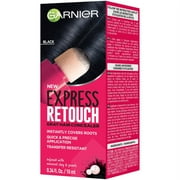 Garnier Express Retouch Gray Hair Concealer, Instant Coverage, Black, 0.34 fl oz