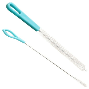 Bottle Brush Straw Cleaning Plastic for Straws Lid Small Tube Lotus Root Cleaner Portable 2 Pcs