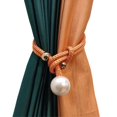 thumbnail image 1 of 2Pcs Curtain Strap Luxurious Magnetic Closure Adjustable Window Curtain Tieback Buckle Clip for Living Room, 1 of 10