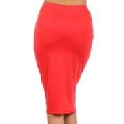 Women's Casual Solid Color Office Wear Pencil Skirt