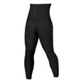 thumbnail image 2 of Pantalones de fitness de cintura Body Shaper Adelgazamiento Leggings térmicos Hombres calientes para gimnasio Deporte Yoga Ejercicio de o XL Soledad Pantalones de sauna de fitness, 2 of 10