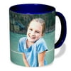 11 Fluid oz Ceramic Photo Mug: Blue