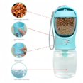 thumbnail image 4 of Portable Dog Cat Water Bottle with Storage Food and Water Container for Puppy Pets dogs Feeder Bowl Outdoor Travel Pet supplies, 4 of 9