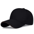 thumbnail image 2 of LEKODE Classic Low Profile Baseball Cap Golf Dad Hat Adjustable Cotton Hats Men Women Unconstructed Plain Cap Black One Size, 2 of 5