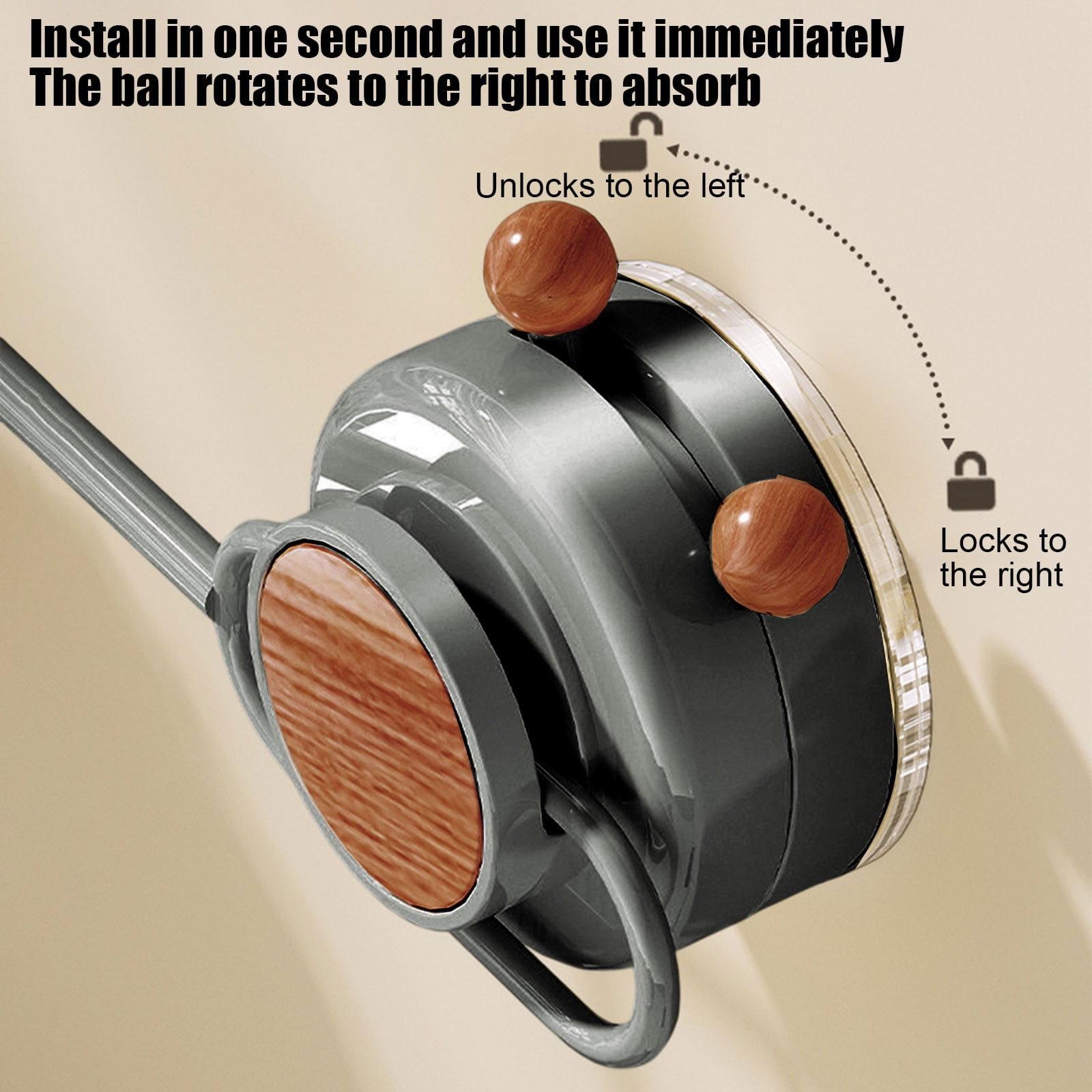 JilgTeok 2 Packs Vintage Toilet Paper Roll Rack Wall Mounted 180 Degree Rotation Easy Use Suction Cup Paper Towel Holder for Bathroom Kitchen Washroom