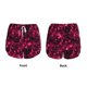 thumbnail image 3 of Balery Burgundy Tie Dye Pantalones cortos deportivos para mujer con forro y dos bolsillos, elásticos, para entrenamiento, gimnasio, yoga-Large, 3 of 7