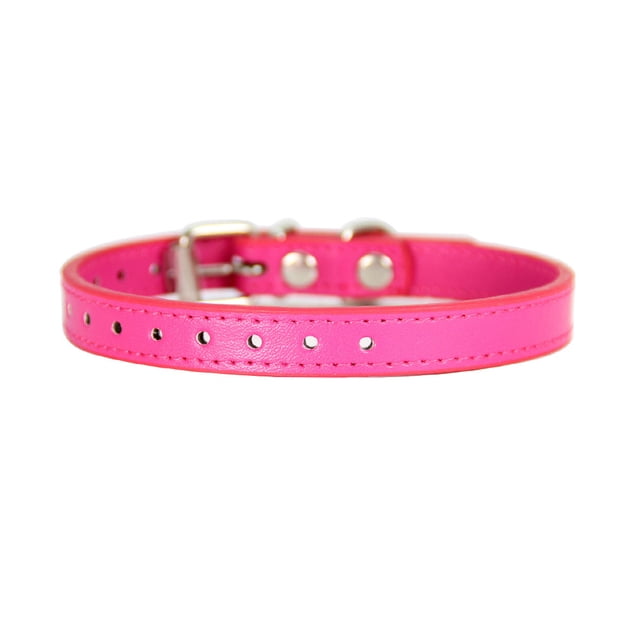 tredstone Durable et Durable Collier Chat - pour une Expérience Sans Souci Durable et Robuste PU Whelping Col Nouveau-Né Réglable rose Rouge 1 Pc