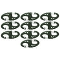 thumbnail image 1 of 10pcs S Shaped 8 Shaped Snap Keychain Hook Clip Outdoor Molle Backpack Quick Release BuckleMilitary Green, 1 of 14