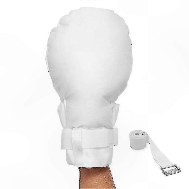 Double Security Mitts for Hand Restraint - Safety Gloves for Medical Use and Elderly Care - One Size Fits All