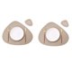 thumbnail image 1 of Juego de 4 manteles individuales, manteles individuales, resistentes al calor, antideslizantes, lavables, aislantes del calor, manteles individuales de cocina, manteles individuales de estilo nórdico (mantel * 2 + posavasos * 2) D ER, 1 of 5