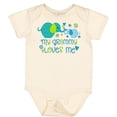 thumbnail image 3 of Inktastic My Grammy Loves Me Cute Elephants Boys or Girls Baby Bodysuit, 3 of 5
