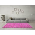 thumbnail image 3 of Ahgly Company Indoor Rectangle Abstract Pink Modern Area Rugs, 2' x 5', 3 of 4