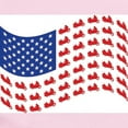 thumbnail image 2 of CafePress - American Flag Made Up Of Wing Baby Light Bodysuit - Baby Light Bodysuit, Size Newborn - 24 Months, 2 of 4