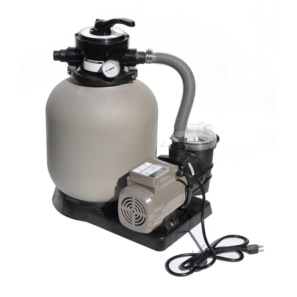 Swimline Hydrotools Model 71405T Complete 1/2 HP, 2400 GPH, 14" Tank Sand Filter System with
