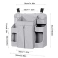 thumbnail image 2 of Nursery Storage Rack Suitable For Baby Crib Hanging Diaper Storage Rack Suitable For Babies Multifunctional Washable Diaper Hanging Bag, 2 of 6