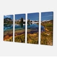 thumbnail image 2 of Curving Mountain Lake Shore - Extra Large Landscape Canvas Art Print, 2 of 3