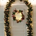 thumbnail image 5 of EUDIDV Christmas Lights Christmas Garland Lights Simulation PVC Rattan Decoration Indoor Window Wall Door Hanging Lights Eight Modes Warm Light Xmas Decorative Lights, 5 of 6