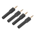 thumbnail image 1 of 10Pcs 2mm Male To 4mm Female Banana Plug Adapter, Gold Plated Brass Strong Conductivity For Electronic Instruments, 1 of 8