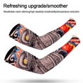 thumbnail image 3 of Unisex Flower Arm Sleeves Sun UV Protection Elastic Arm Cover Tattoo Arm Sleeves Running 5, 3 of 6