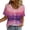 003 Pink, variant on 3D Pattern Print T-Shirt with Design Breathable Cool Lightweight Flexible Easy to Match Diverse