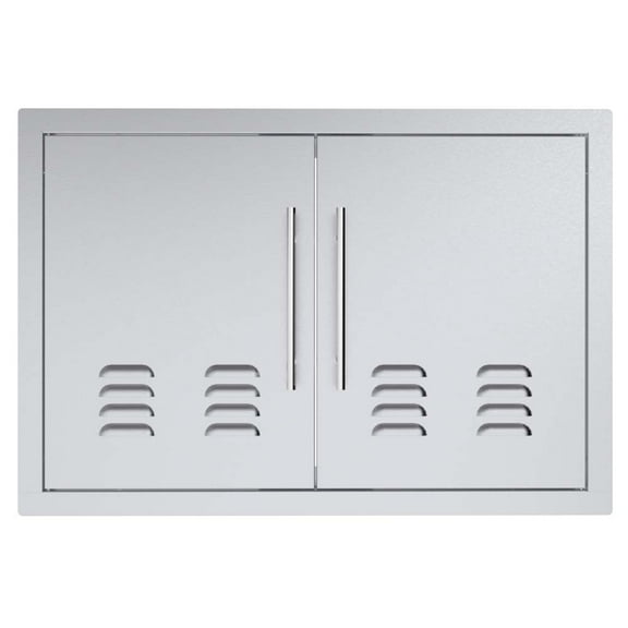 Texan 30 in. Stainless Steel Vented 2-Door Access-Door Unit