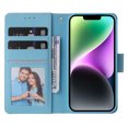 thumbnail image 4 of Compatible with iPhone 14 Premium Vintage PU Leather Magnetic Closure Case with Strap Flip Cover, 4 of 5