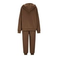 thumbnail image 6 of 2 Piece Outfits for Women Zip up Sweatsuit Set Sweatshirt Jacket with Sweatpants Tracksuit Athletic Match Lounge Sets, 6 of 9