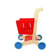 thumbnail image 2 of Tooky Toy Fun and Educational Wooden Shopping Cart, 2 of 4
