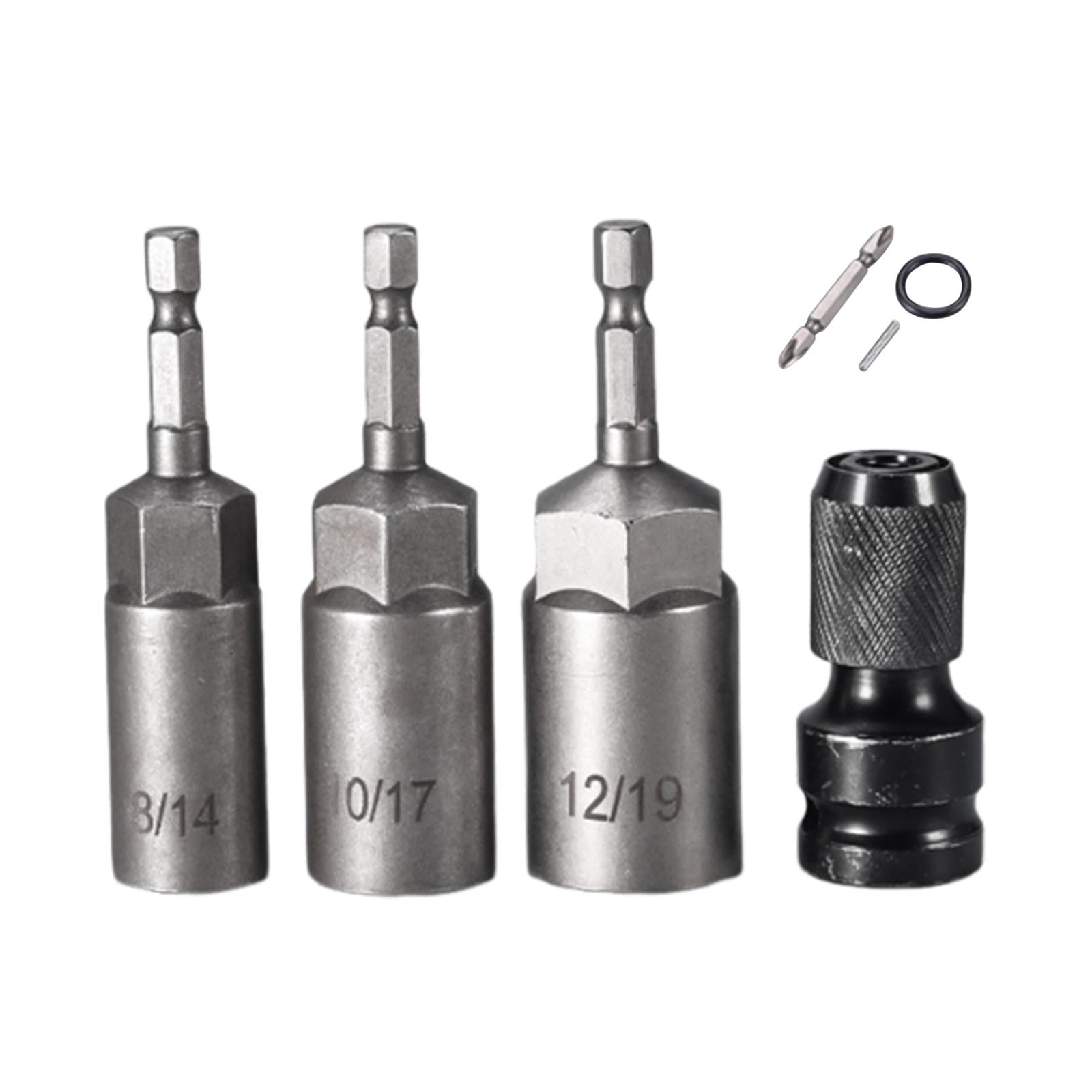 S SERENABLE Hex Drill Bit 8/14/10/17/12/19mm for Power Drill and Driver Mechanics Repair