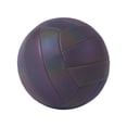 thumbnail image 4 of Voleibol reflectante holográfico Tamaño 5, bola brillante, pelota de voleibol de playa luminosa premium, pelota de partido oficial para adolescentes Negro, 4 of 8