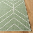 thumbnail image 3 of SAFAVIEH Adirondack Caitriona Geometric Runner Rug, Sage/Ivory, 2'6" x 18', 3 of 8