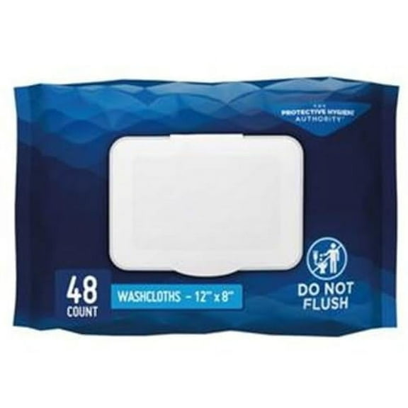 Prevail Personal Wipe, Bath Wipe Washcloth, Soft Pack, Vitamin E/Aloe, WW710  Case of 576
