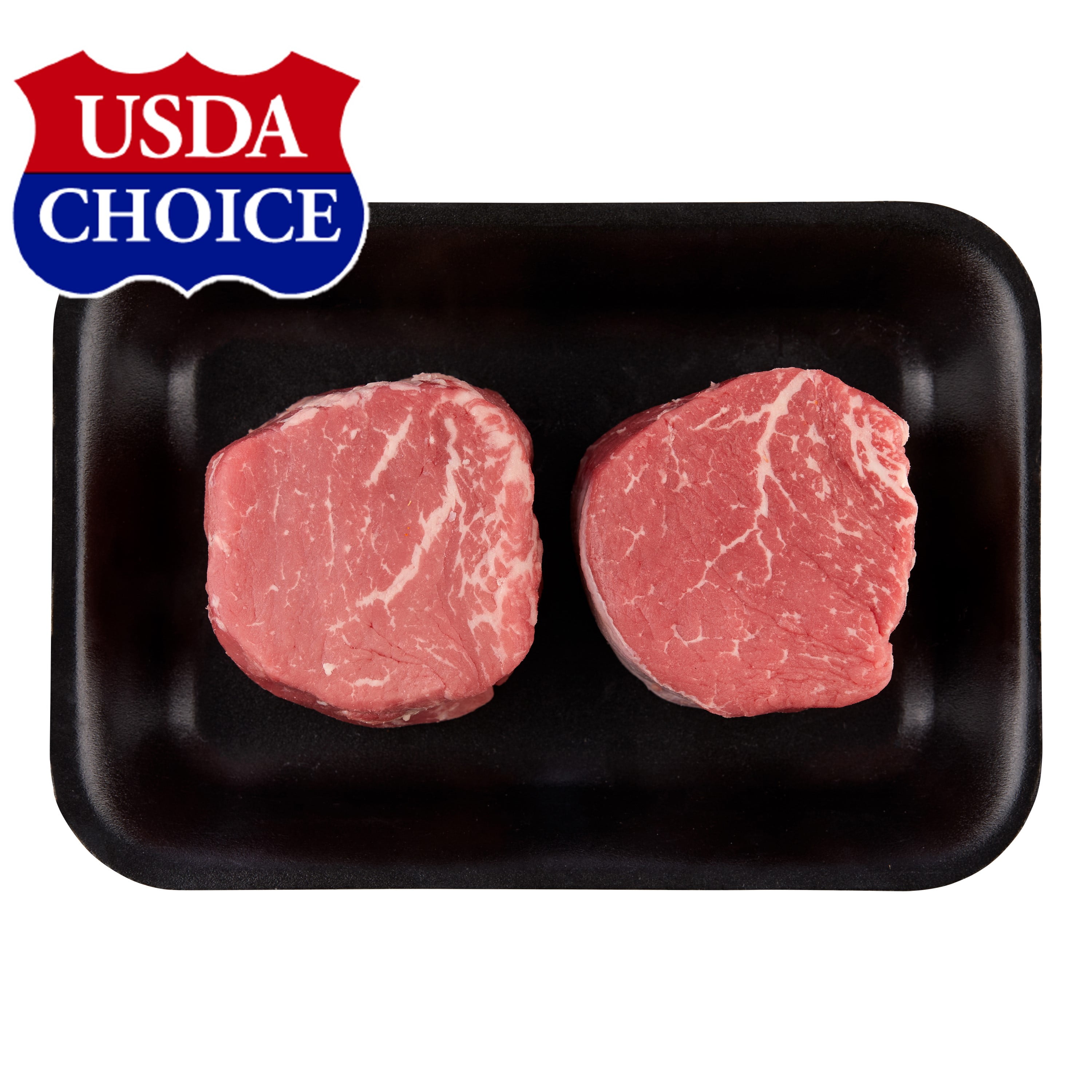 Beef Choice Angus Petite Filet Mignon 0 22 1 5 Lb Walmart Com Walmart Com